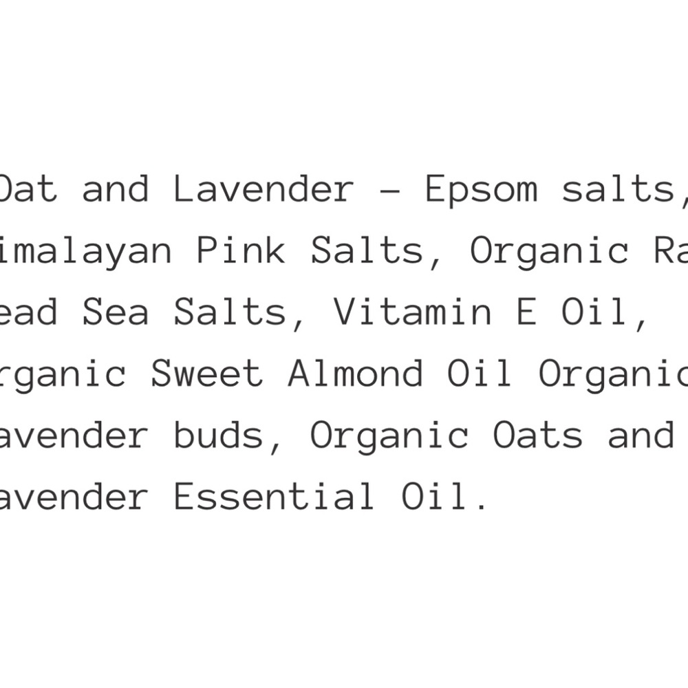 Handcrafted bath salts Relaxing Lavender Organic Bath Salts - Picture 8 of 8